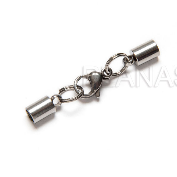 Cierre en Acero Inoxidable con agujero de 4mm.
