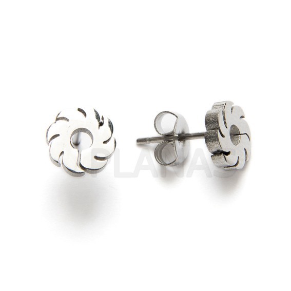Pendientes de Acero Inoxidable.