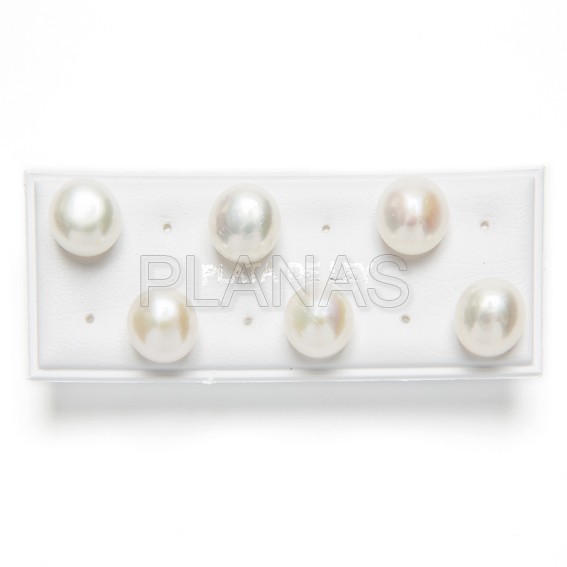 Pendientes Perlas Cultivadas en Plata de ley, display 3 o 6 pr.