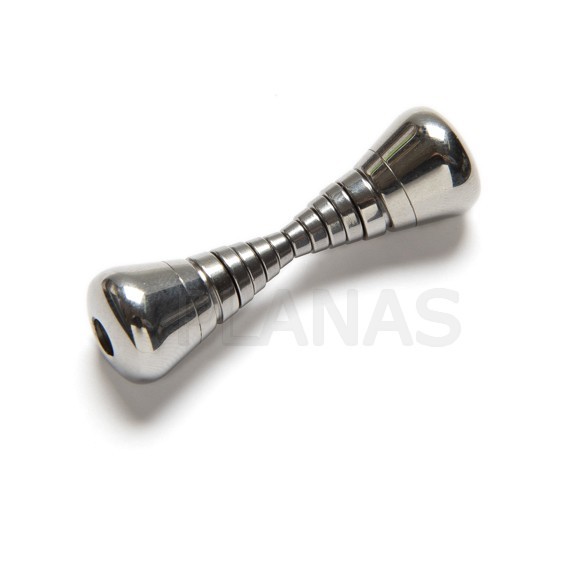 Cierre Magnetico en  Acero Inoxidable con agujero de 6mm.