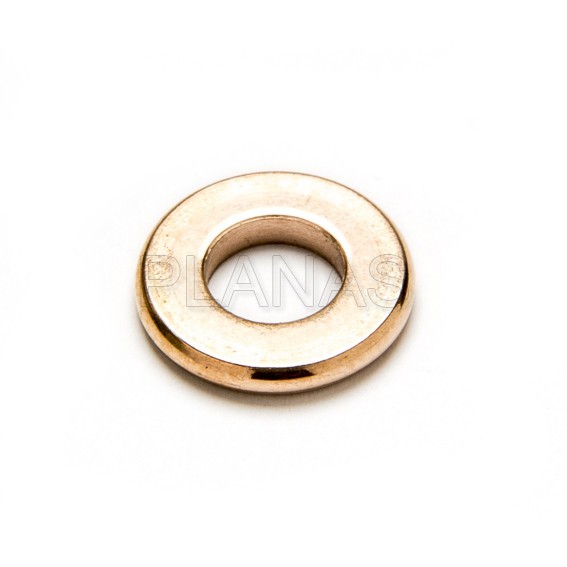 Donut en Acero Inoxidable de 10x10x1,5mm.
