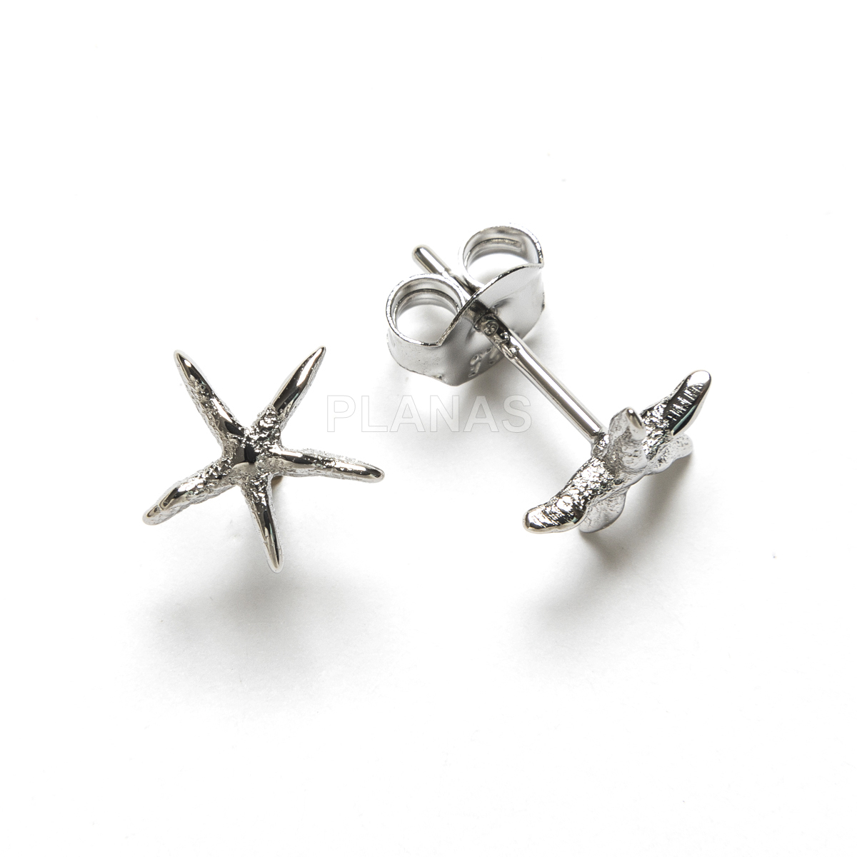 Pendientes en Latón. ESTRELLA DE MAR.