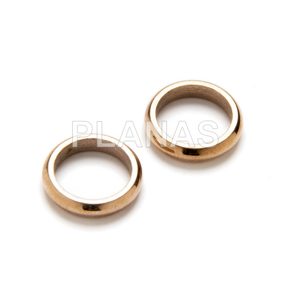 Soldada 9,4x9,4x2mm anel de aço