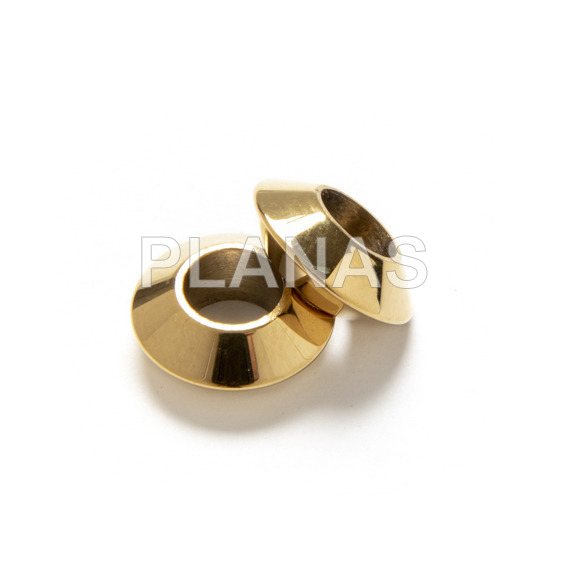 Entrepieza en Acero Inoxidable. 10x4mm.