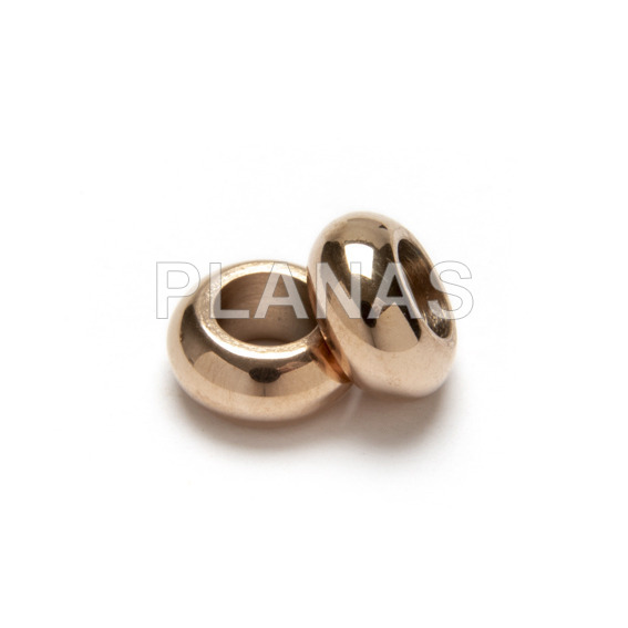 Entrepieza en Acero Inoxidable.8x4mm.