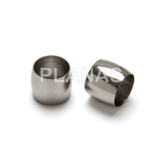 Entrepieza en Acero Inoxidable.7x8mm.