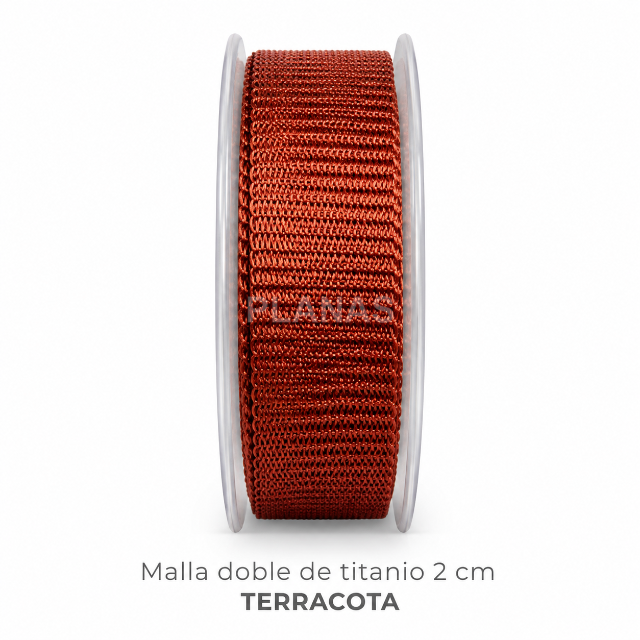 1 metro de malha dupla de titânio com 2 cm de espessura.