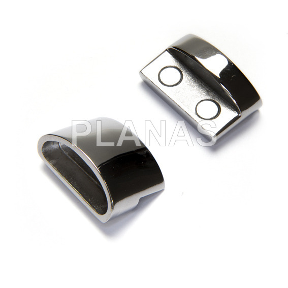 Cierre en Acero Inoxidable magnético de 304 con agujero de 22x7mm.