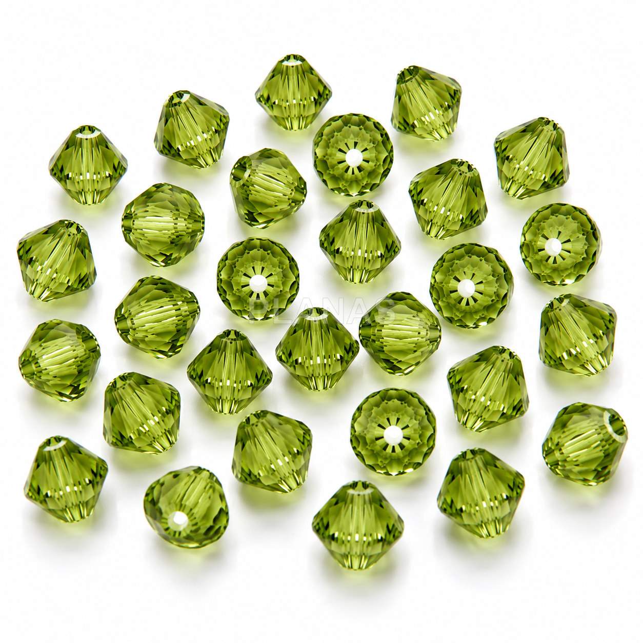 Tupí 5mm, Componente Swarovski.