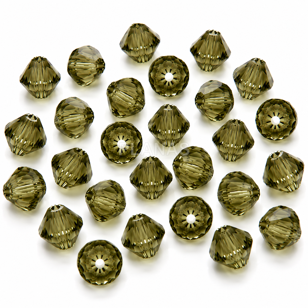 Tupí 5mm, Componente Swarovski.