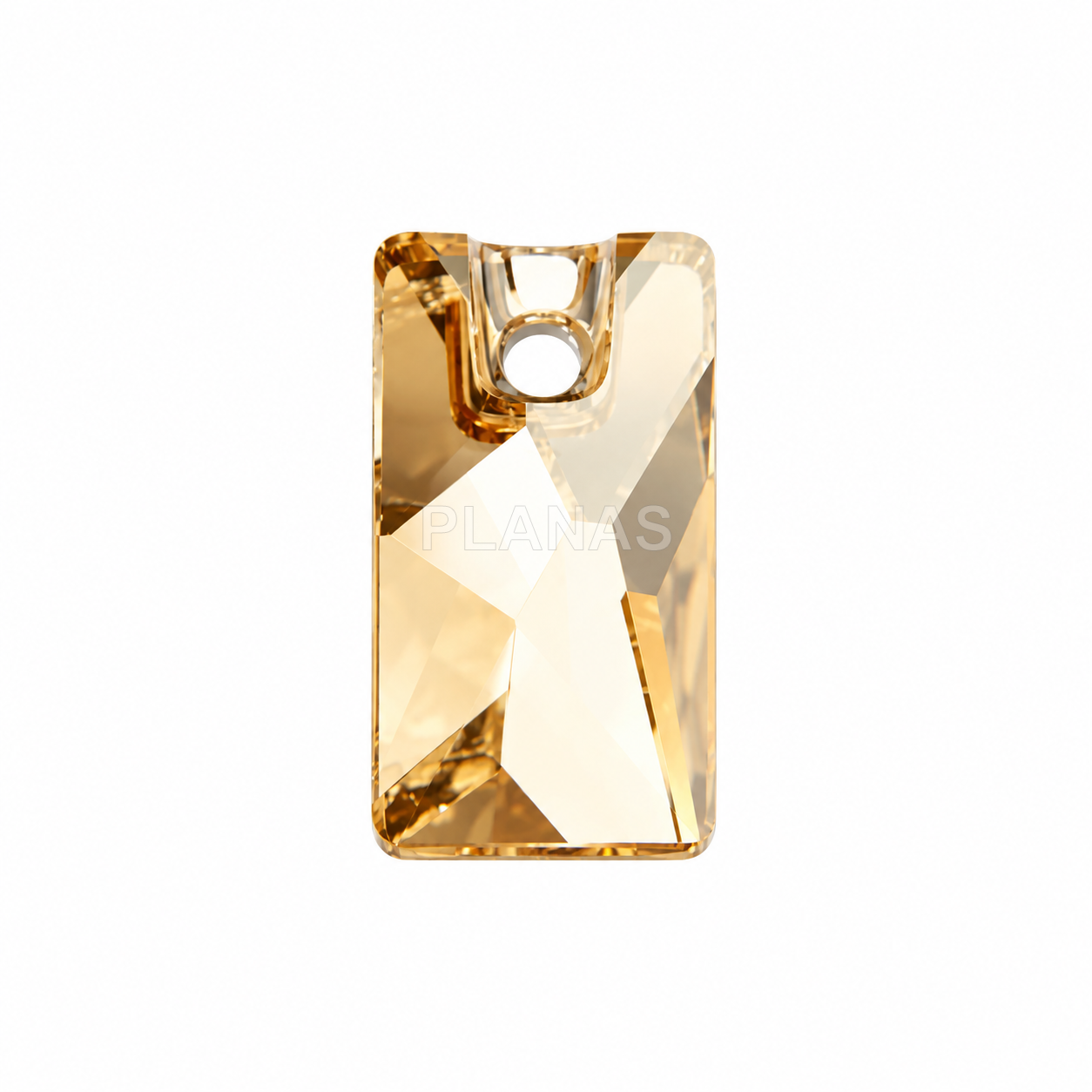 Colgante Componente Swarovski, color Golden Shadow.