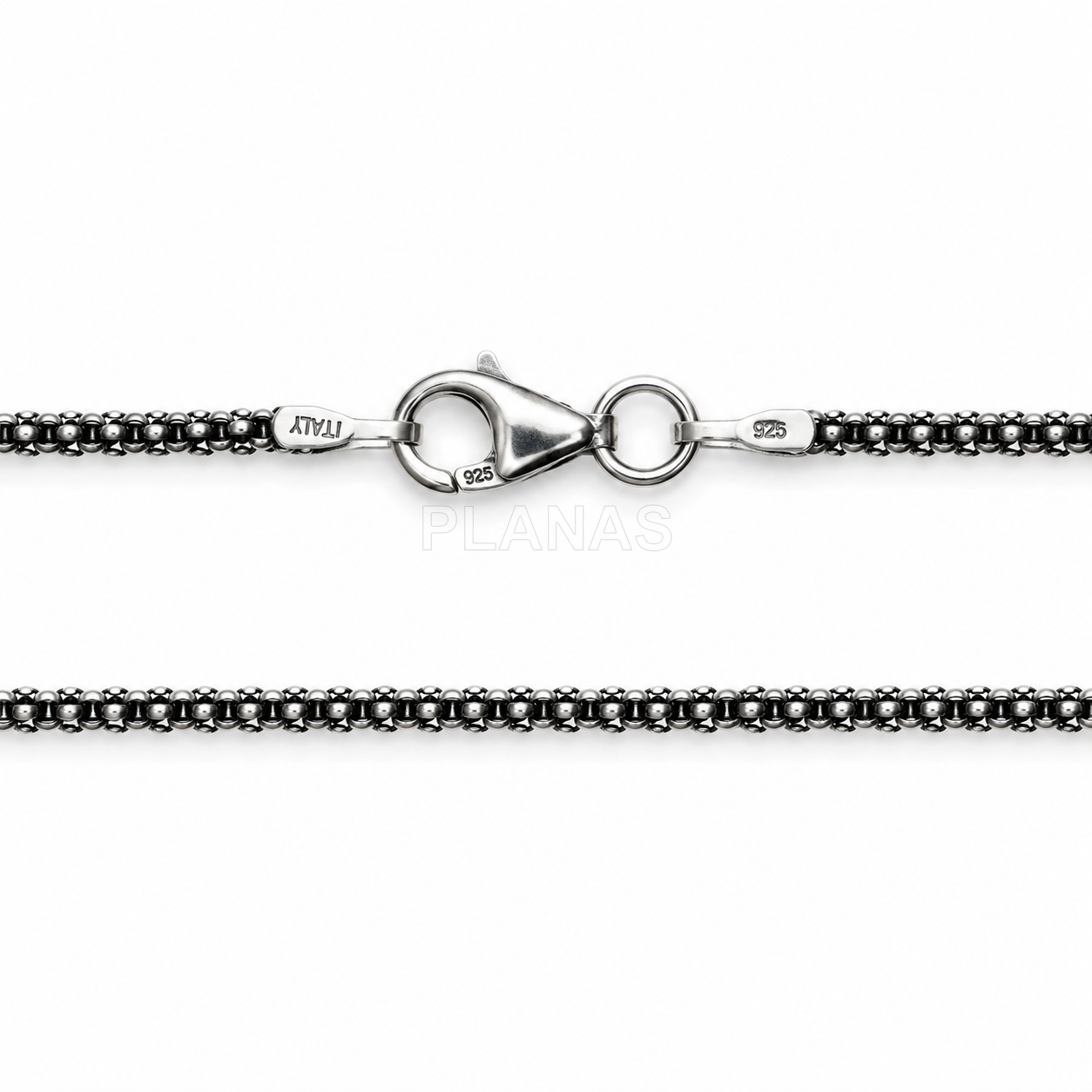 Cadena Plata Koreana 1,8mm en plata de ley.