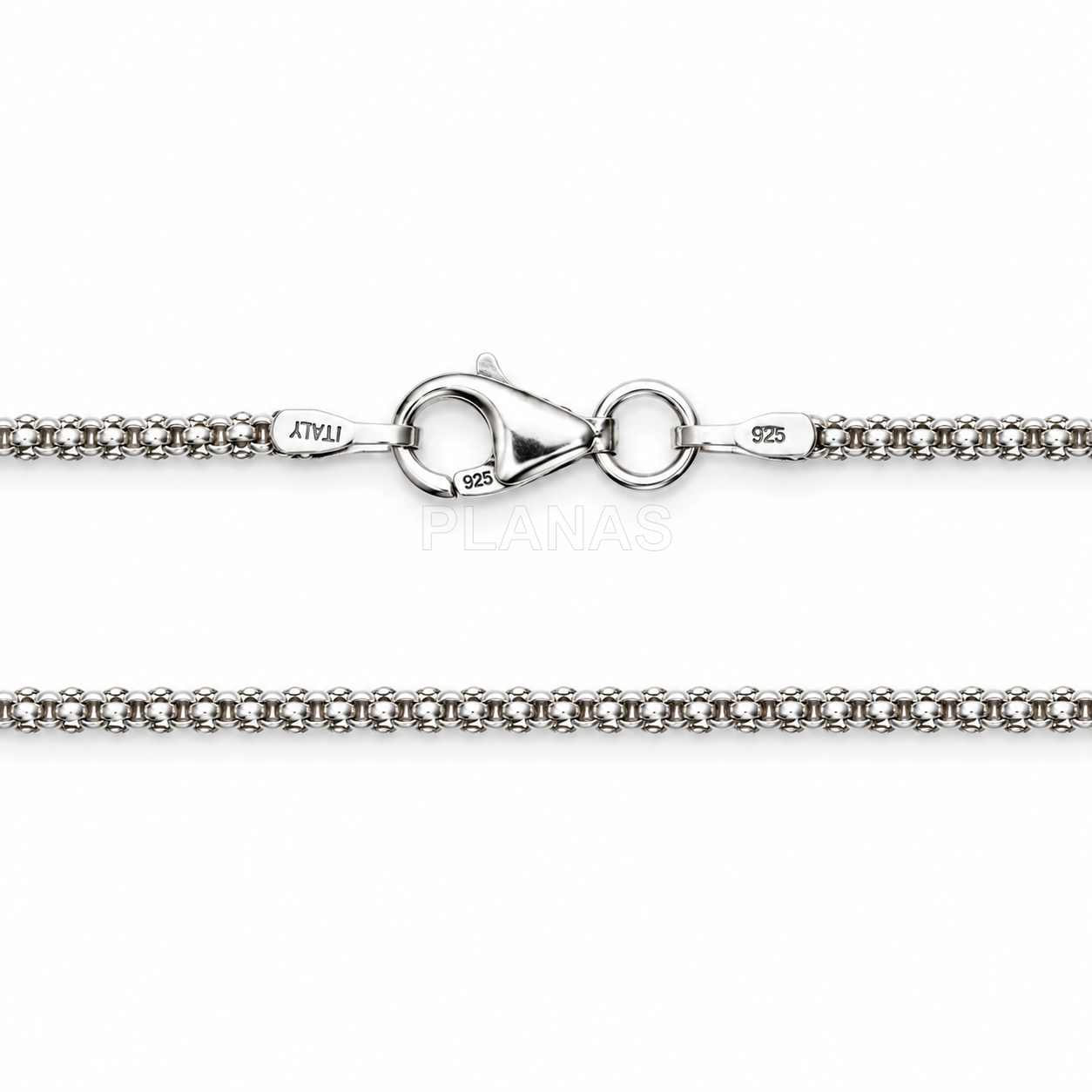 Cadena Plata Koreana 1,8mm en plata de ley.