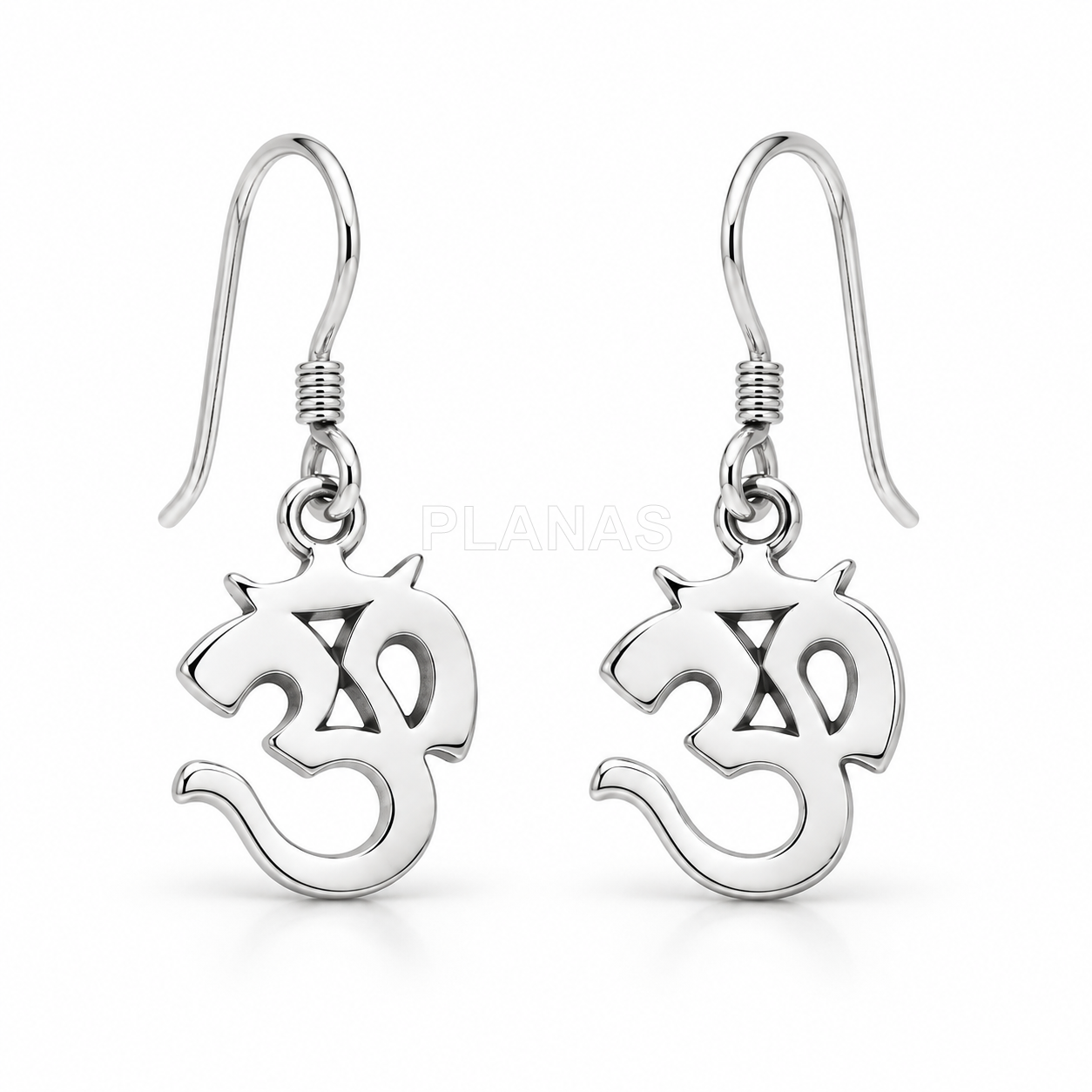 Pendientes y Colgante en plata de ley. OM.