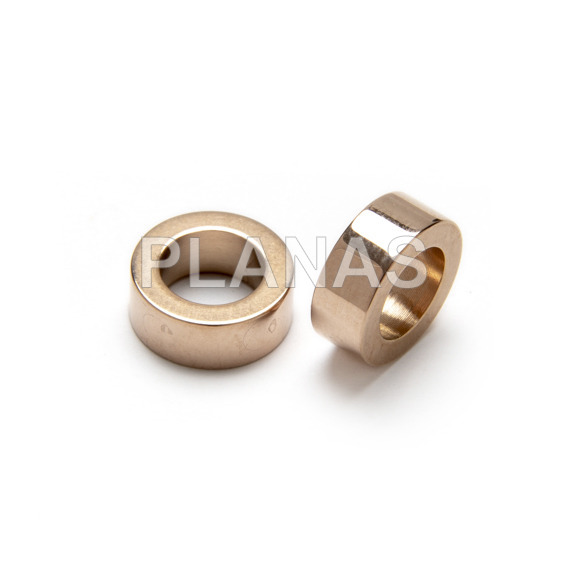 Entrepieza en Acero Inoxidable.10x4mm.