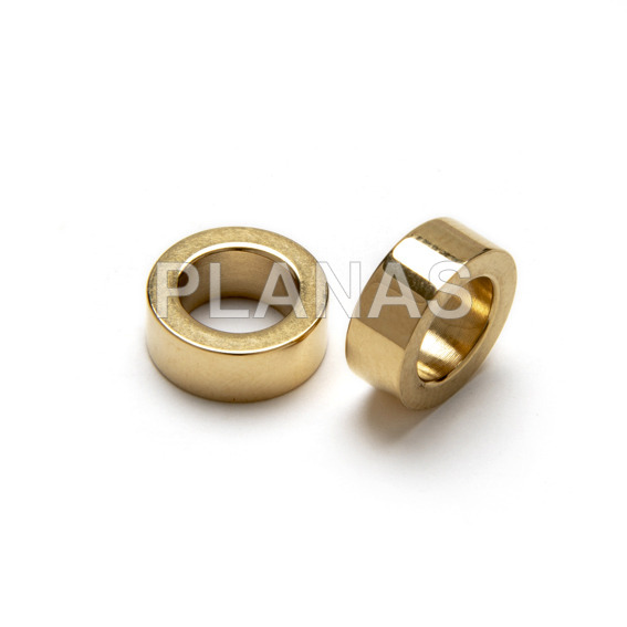 Entrepieza en Acero Inoxidable.10x4mm.