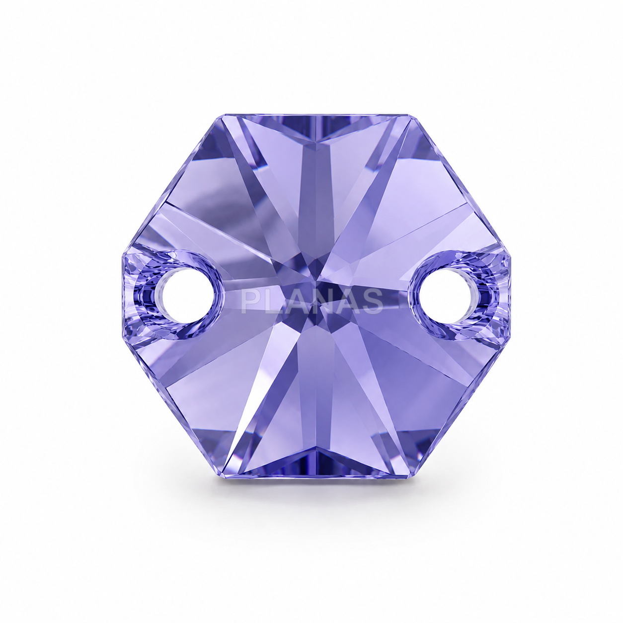Entrepieza Octagon de Cristal Austríaco.