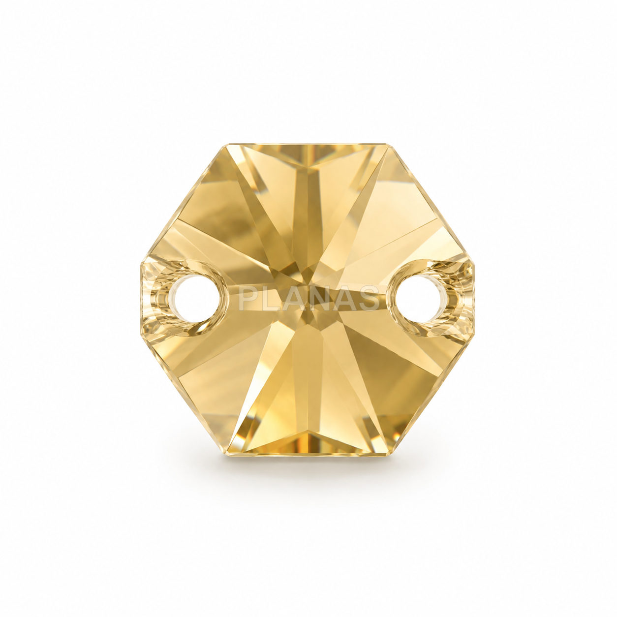 Entrepieza Octagon de Cristal Austríaco.