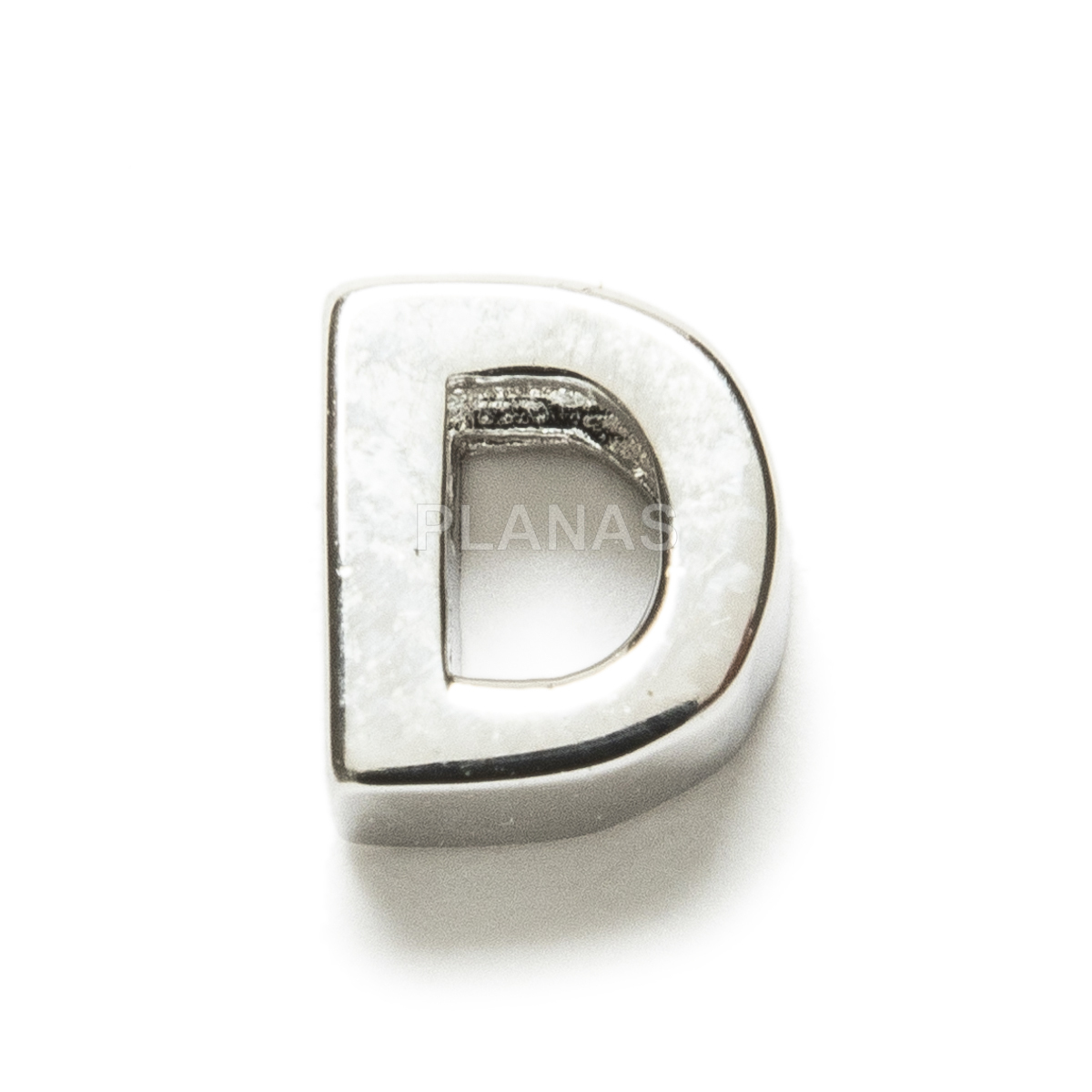 Interpiece sterling silver letter.