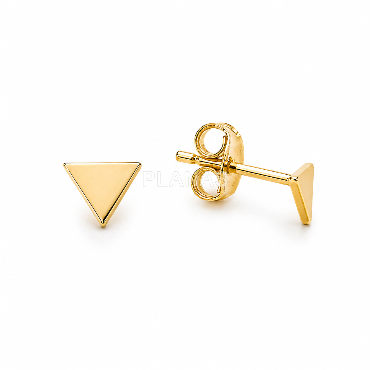 Pendientes en Plata de ley. TRIANGULO.