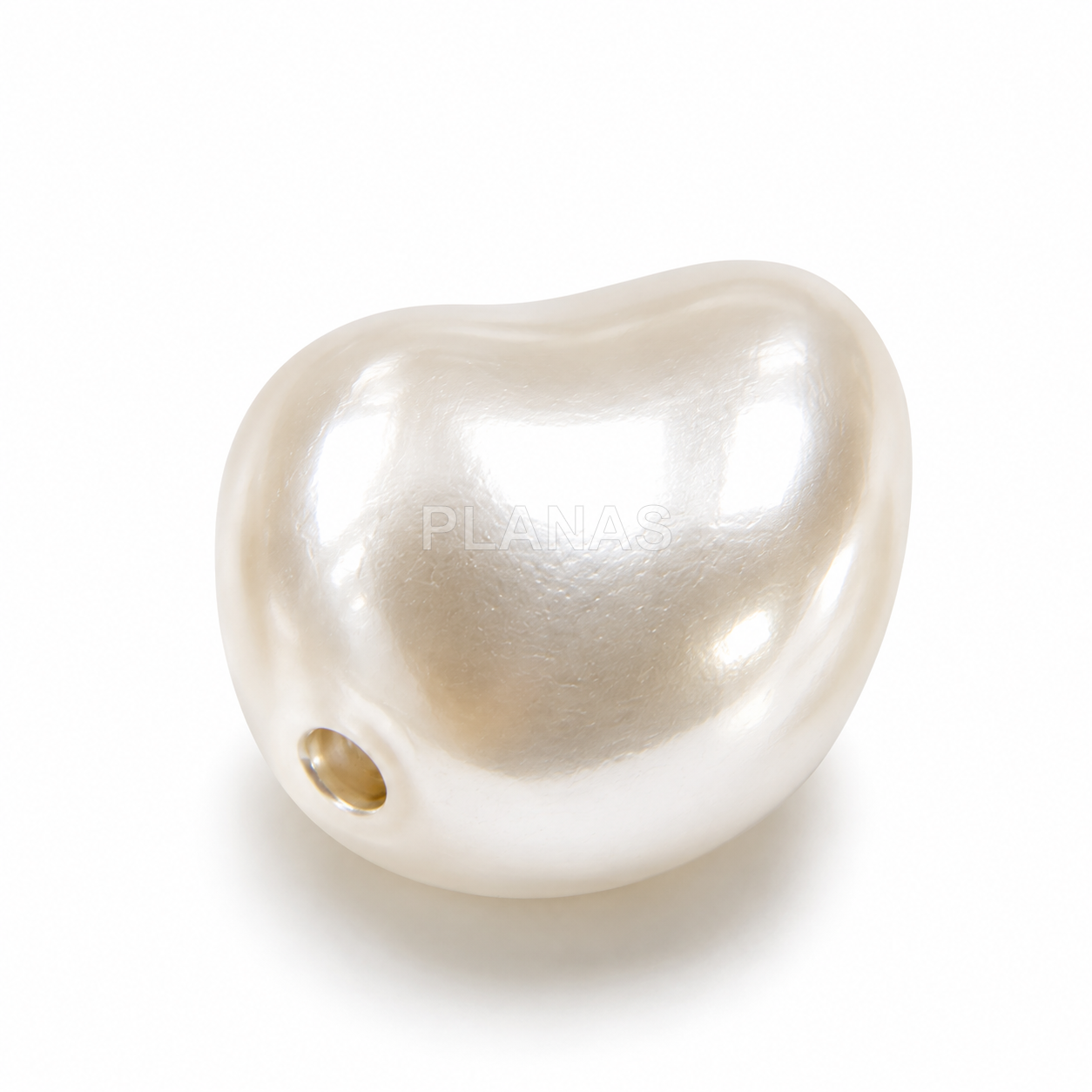 Perla Cristal Componente Swarovski de 9x8mm.