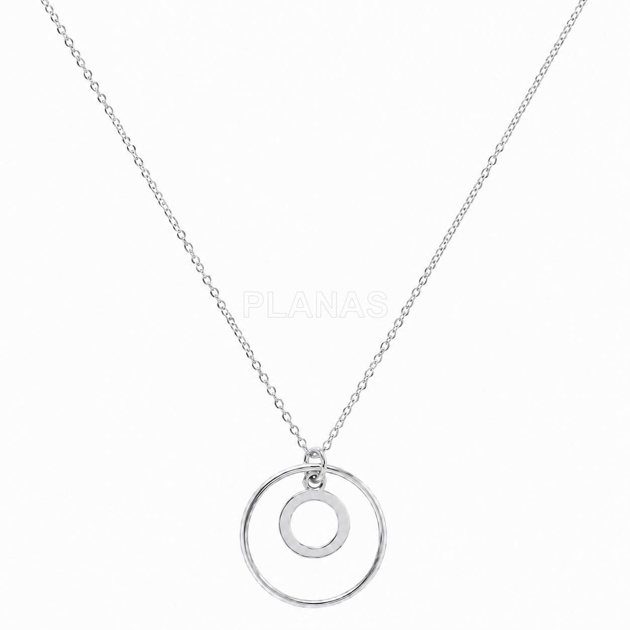 Collar en Plata de ley. CIRCULO DE LA VIDA.