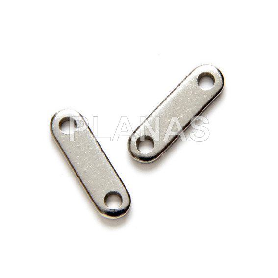 Placa en Acero Inoxidable 12x3mm.