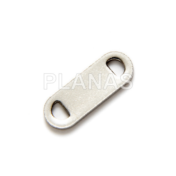 Placa en Acero Inoxidable.14x5x1mm.  
