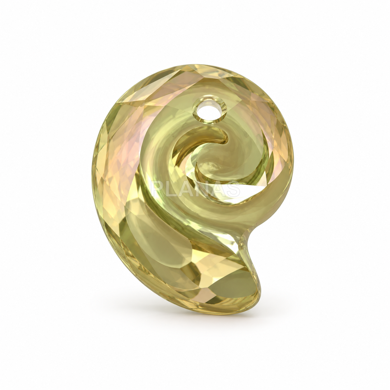Pingente swarovski caracol 15x12mm.