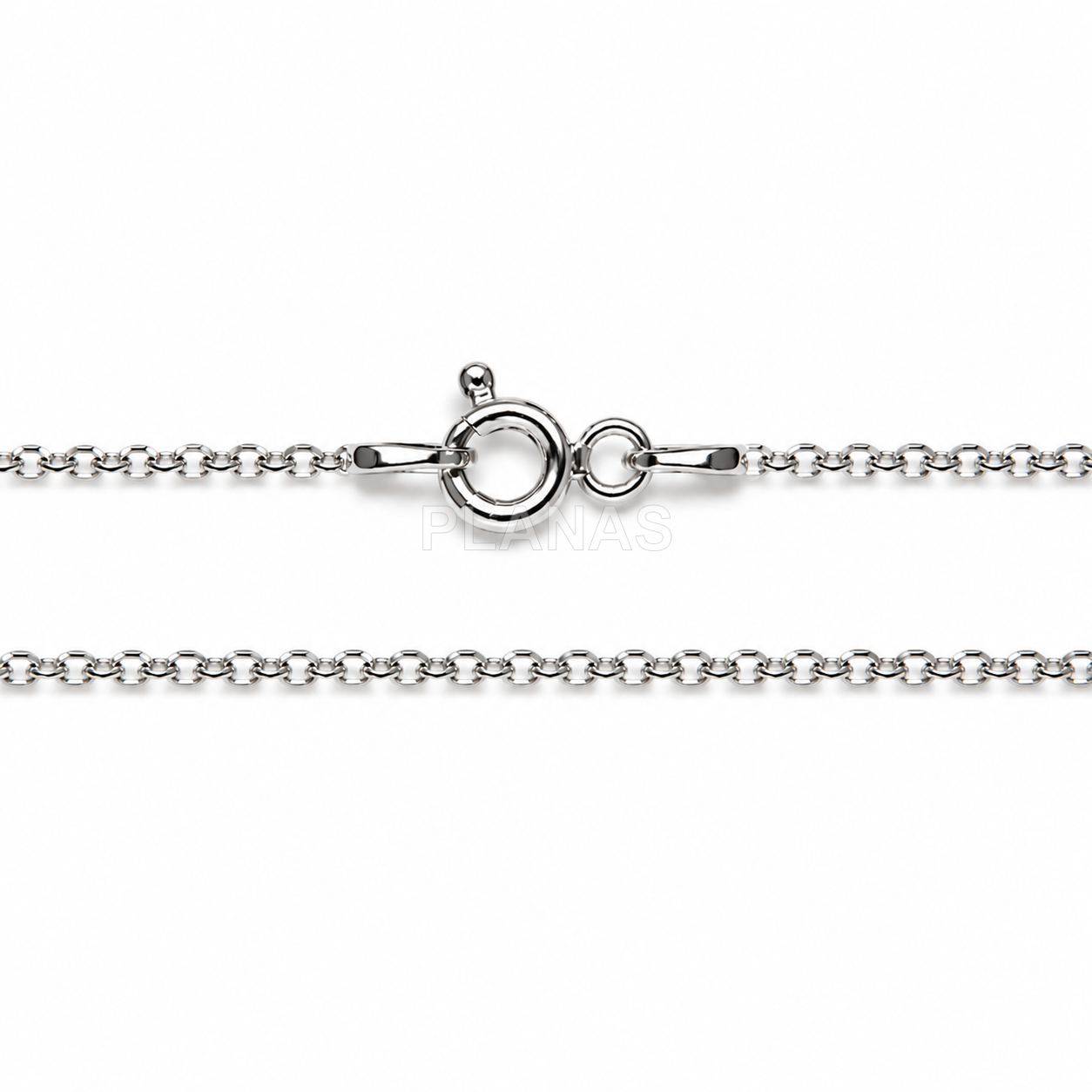 Cadena  Forzada Diamantada de 0,30mm en Plata de ley. Diferentes medidas.  