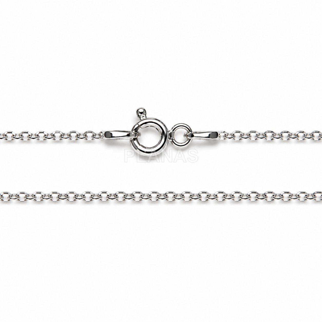 Cadena  Forzada Diamantada de 0,30mm en Plata de ley. Diferentes medidas.  