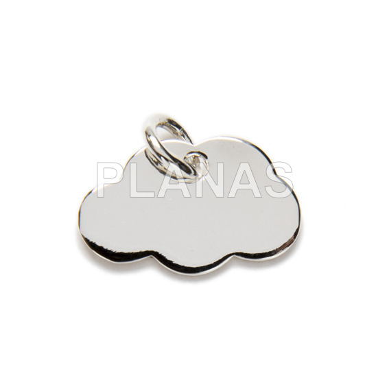 Mini Colgante Nube en Plata de Ley.