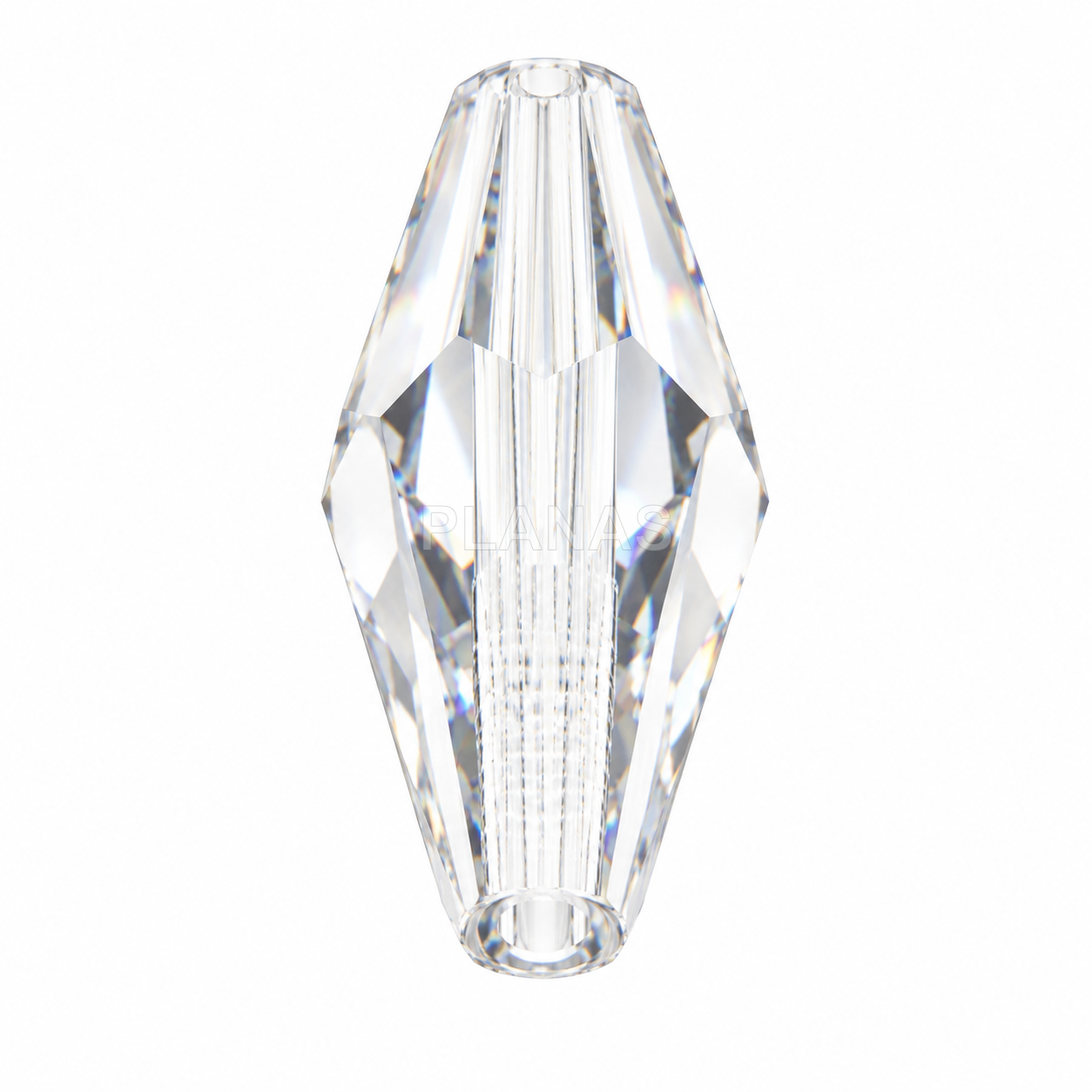 Entrepieza Componente Cristal Austríaco.15x6mm.