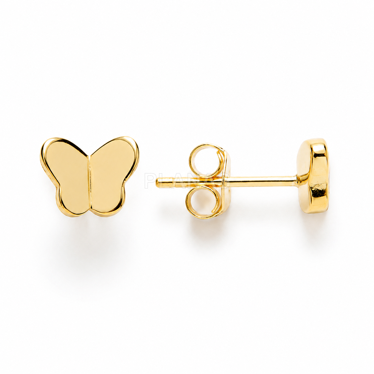 Pendientes en Plata de ley. MARIPOSA.