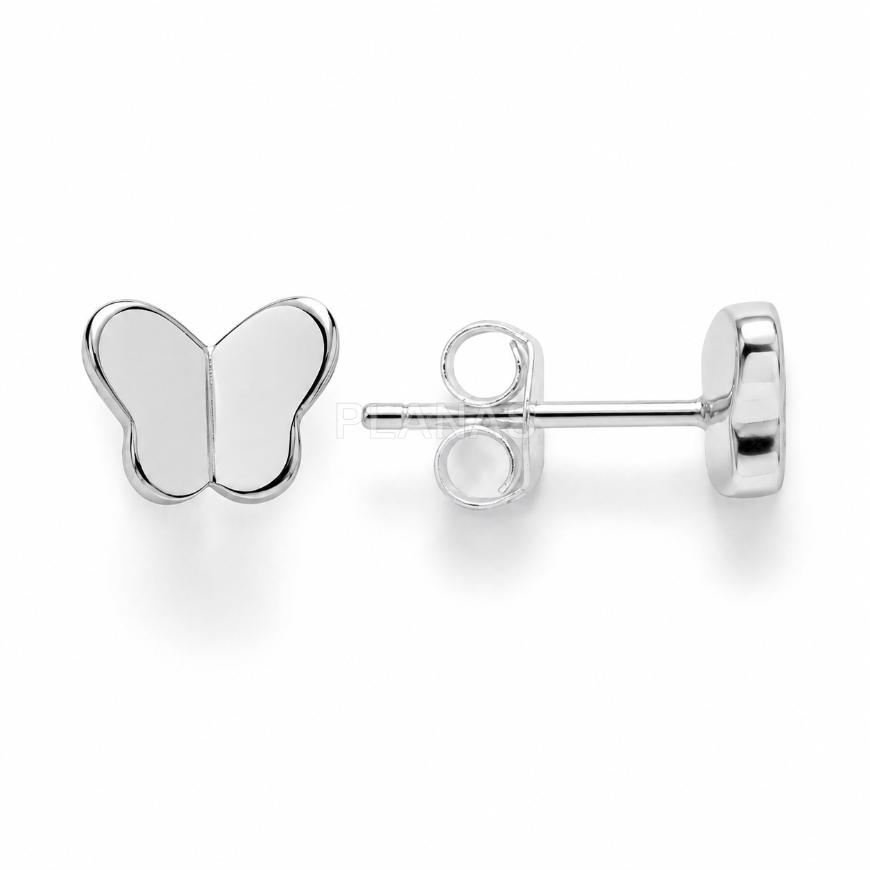 Pendientes en Plata de ley. MARIPOSA.