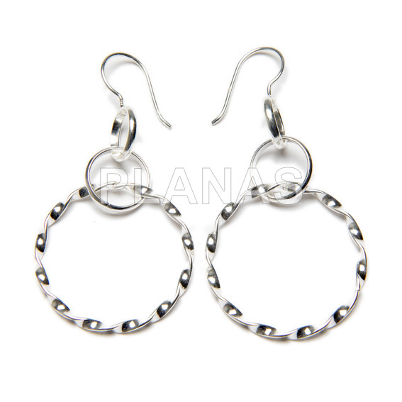 Sterling silver earring