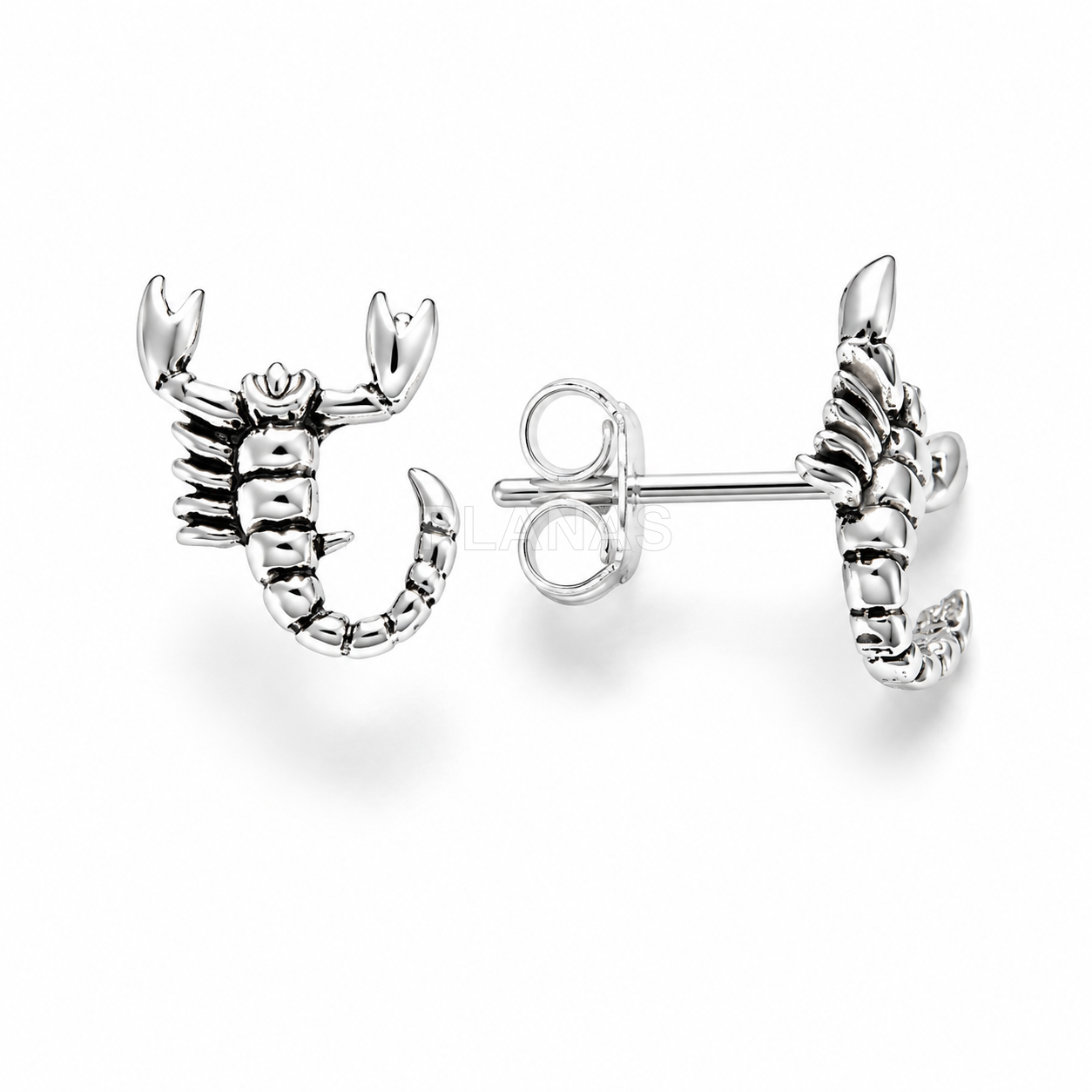 Pendientes en Plata de ley. ESCORPIÓN.