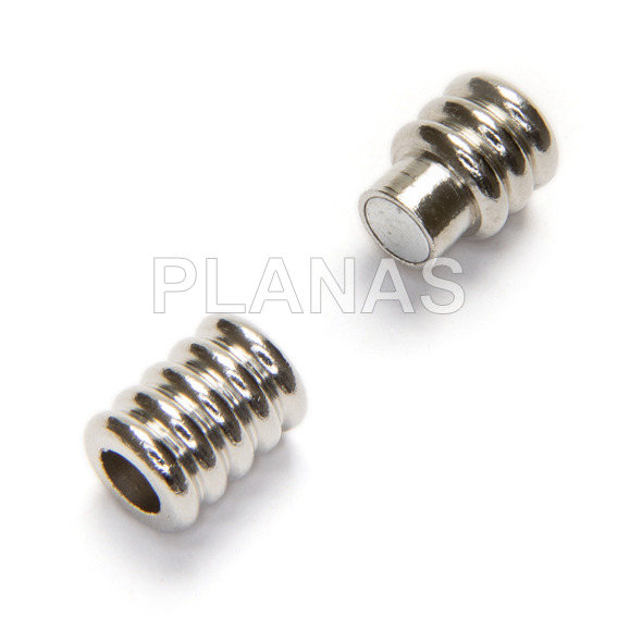 Cierre en Latón para cuero de 3.5mm.
