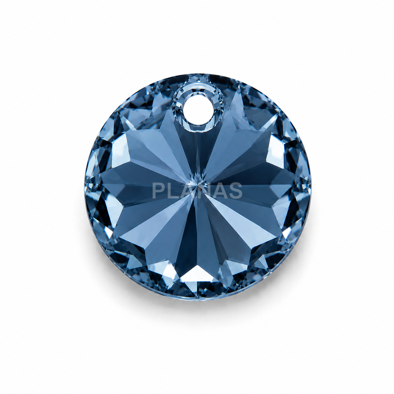 Pendente redondo swarovski de 8mm.