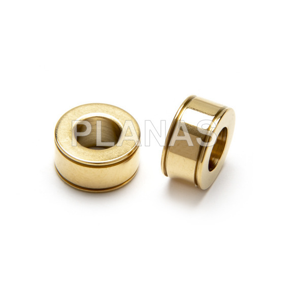 Entrepieza en Acero Inoxidable.10x5mm.