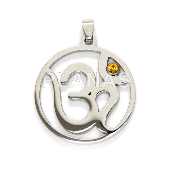 Colgante en Acero Inoxidable.OM.