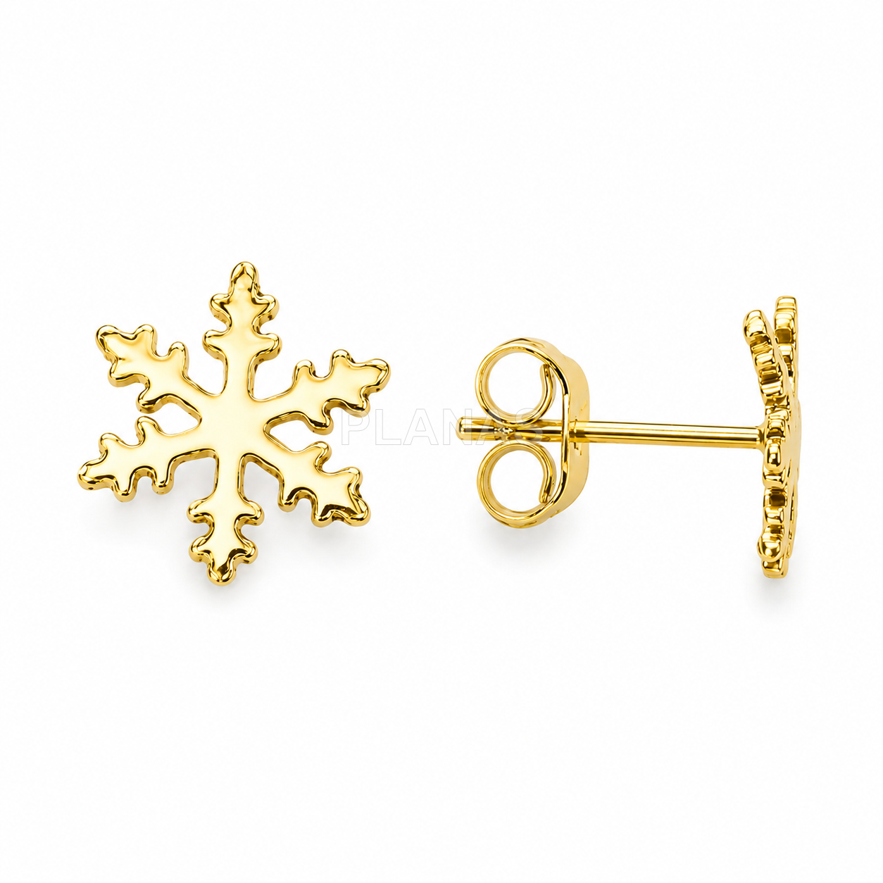 Pendientes en Plata de ley. COPO DE NIEVE.