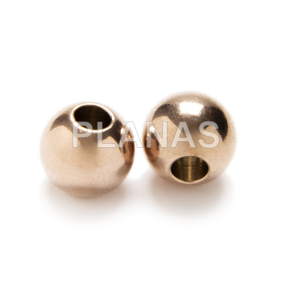 Bola en Acero Inoxidable de 8mm con agujero de 3mm.