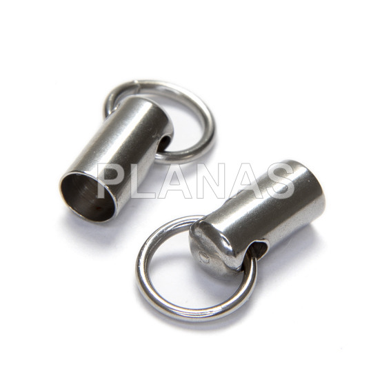 Terminales en Acero Inoxidable con agujero de 4mm.