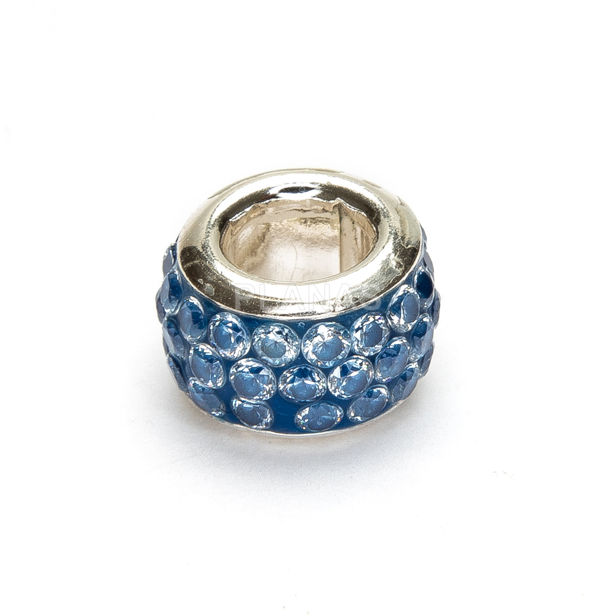 Donut en Plata de ley y Cristal.