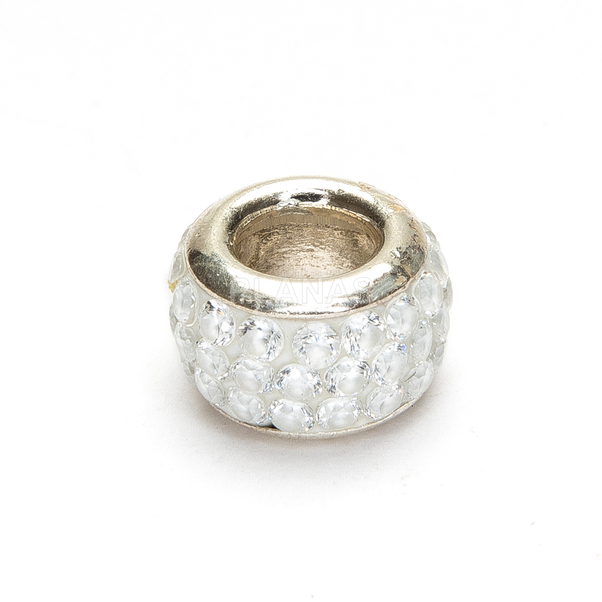 Donut en Plata de ley y Cristal.
