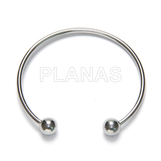 Pulseiras de aço inox 304, com fecho de rosca.