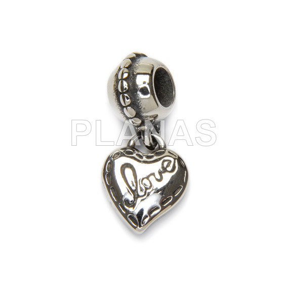 Entrepieza en Acero Inoxidable 304.LOVE.