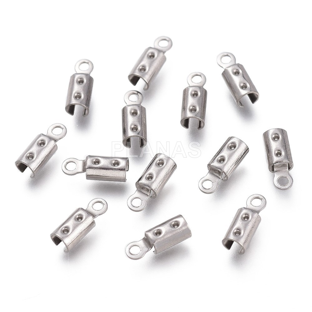 Pack de 50 Terminales en Acero Inoxidable 304, para cordón de 2mm.