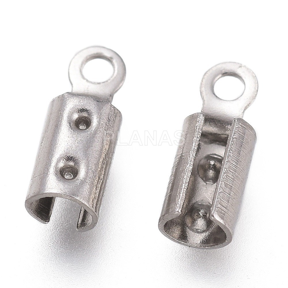 Pack de 50 Terminales en Acero Inoxidable 304, para cordón de 2mm.